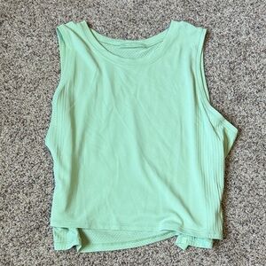 Lululemon Athletica Light Green Tank Top
